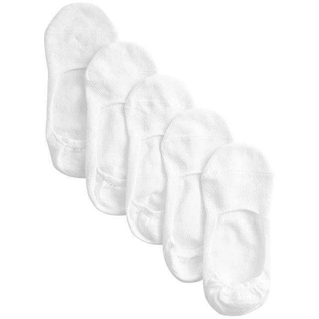 M&S cotton no show trainer liners size 6-8 white, imported from the UK