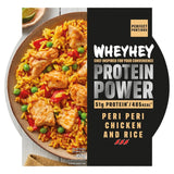 Wheyhey Peri Peri Chicken frozen meal 450g (British brand)