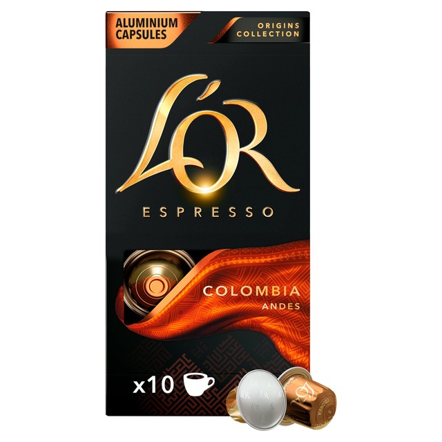 L'OR Colombia intensity 8 coffee pods x10, UK version
