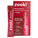Zooki Electrolytes+ Exercise cherry flavour powder, UK version