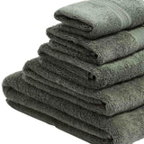M&S pure cotton bath towel moss green 550 GSM, imported from the UK