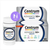 Centrum Advance 50+ multivitamin tablets 60s - British product