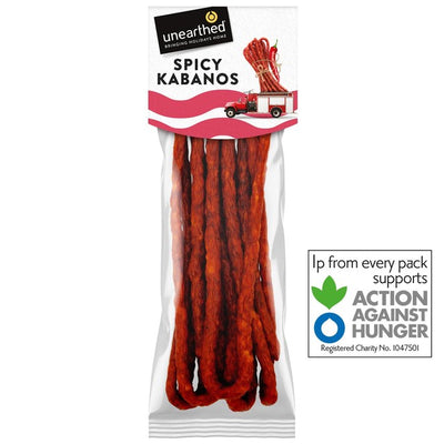 Unearthed Saucisse à Grignoter Polonaise Traditionnelle Kabanos Épicée 105g