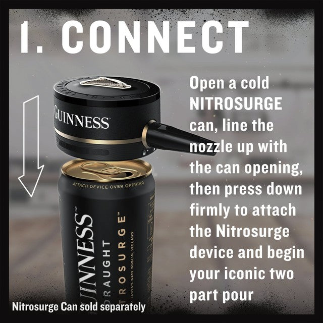 Tireuse à bière Guinness Nitrosurge avec chargement USB, version Royaume-Uni