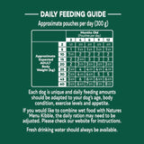 Natures Menu senior lamb with chicken, veg & rice dog food 8 x 300g pouches, imported from the UK