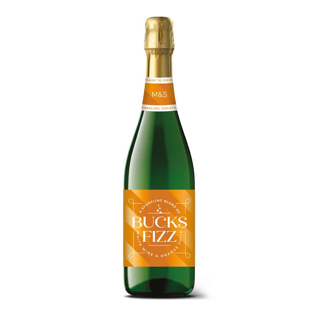 M&S Bucks Fizz sparkling cocktail 75cl - British product