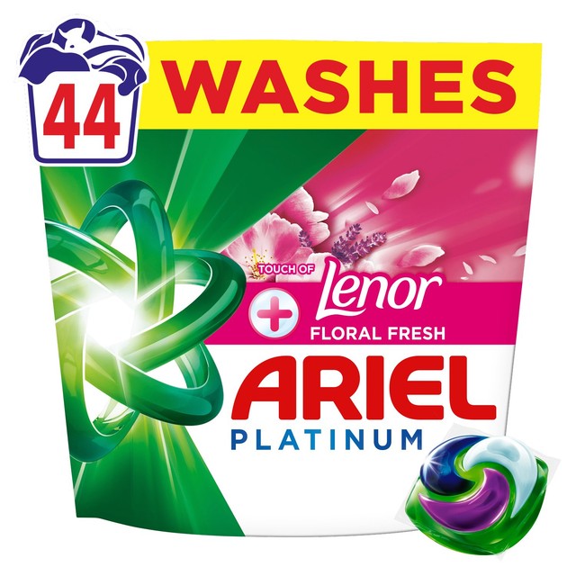 Ariel Laundry Capsules Lenor Floral Fresh 44 Washes - British product