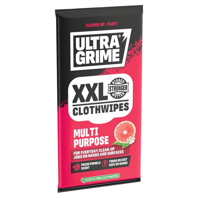 UltraGrime Pomelo XXL clothwipes 20 pack (British brand)