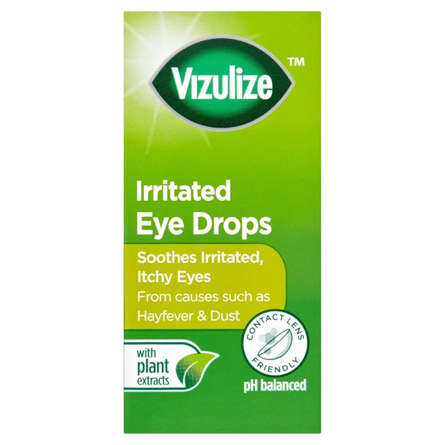 Vizulize irritated eye drops 10ml (British brand)
