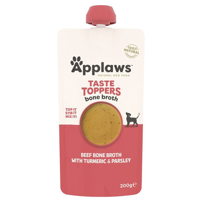 M&S Applaws Taste Toppers Beef Bone Broth Dog Food Topper 200ml- Buy online at McGrocer