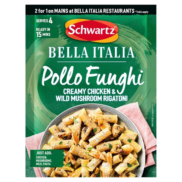 Schwartz Pollo Funghi sauce mix 30g (British brand)