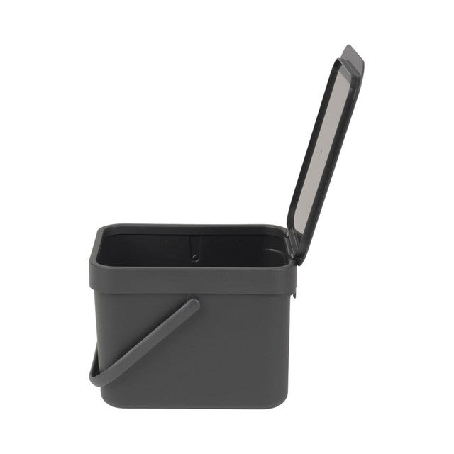 Brabantia compost bin Grey 6 litre - British product