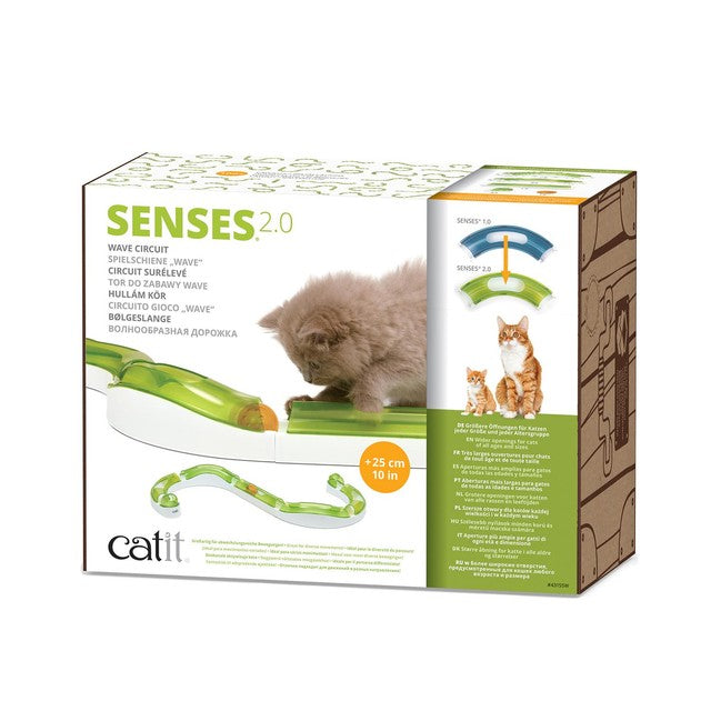 Catit Senses 2.0 Wave Circuit interactive cat toy - British product
