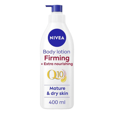 M&S Nivea Q10 Firming Body Lotion with Argan Oil for Mature 60+ Skin 400ml- Buy online at McGrocer