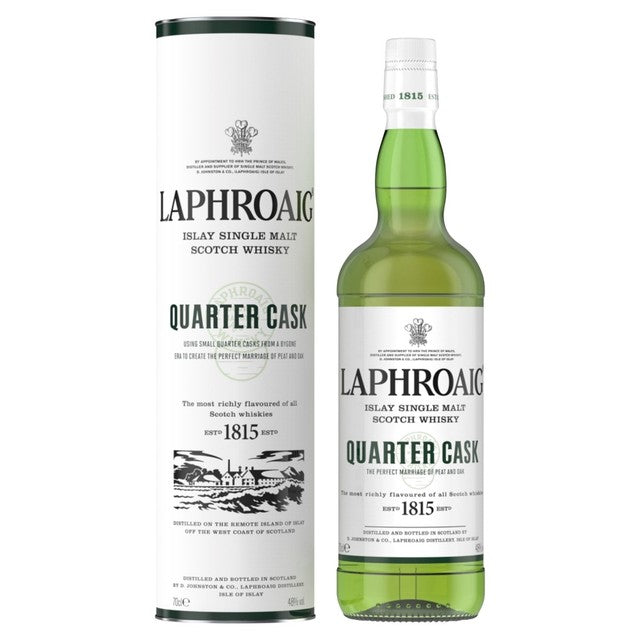 Laphroaig Quarter Cask single malt Scotch whisky 70cl, UK version