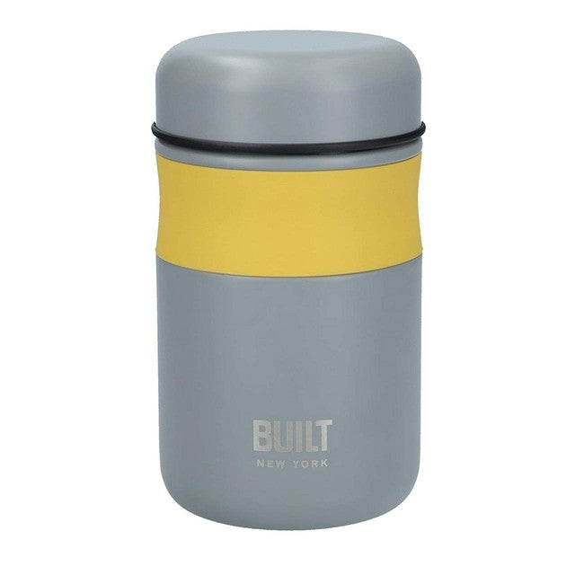 Built Stylist Food Flask 490ml Vacuum Sealed Stainless Steel - British product