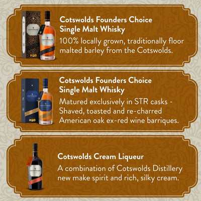 Whisky Single Malt Cotswold Distillery Founders Choice 70cl