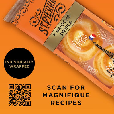 St Pierre Vanillecreme-Brioche-Swirls 6er Pack