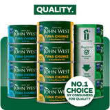 John West tuna chunks in sunflower oil 4 x 125g, UK version