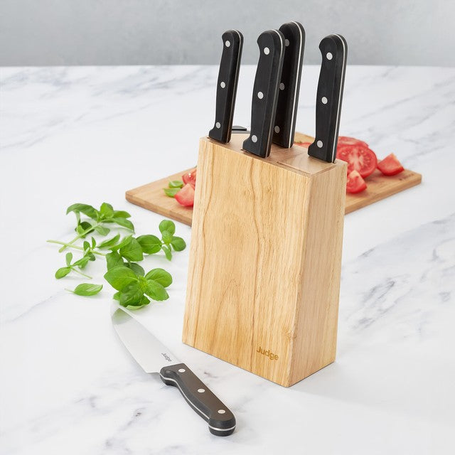 Judge Classic 5 Piece Knife Block Set, UK version