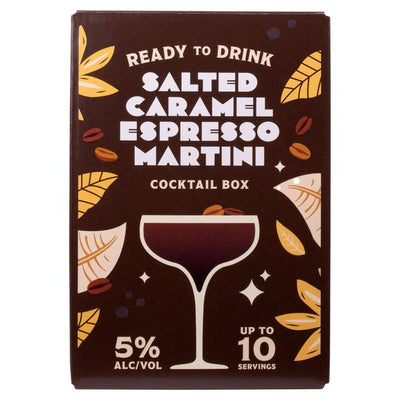 Gesalzenes Karamell Espresso Martini Cocktail-Box 15L