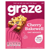 Graze Cherry Bakewell flapjack 4 x 30g, UK version