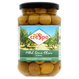 Crespo pitted green olives 354g - British product