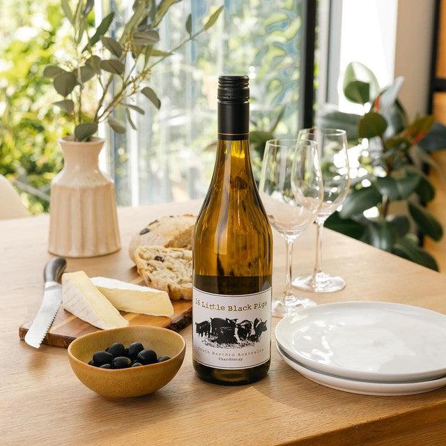 Virgin Wines 16 Little Black Pigs Chardonnay 75cl, UK version