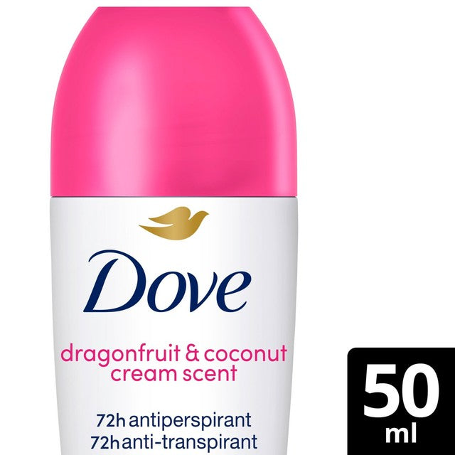 Dove Advanced Care Dragonfruit and Coconut Cream Roll-On Deodorant 50ml - British product