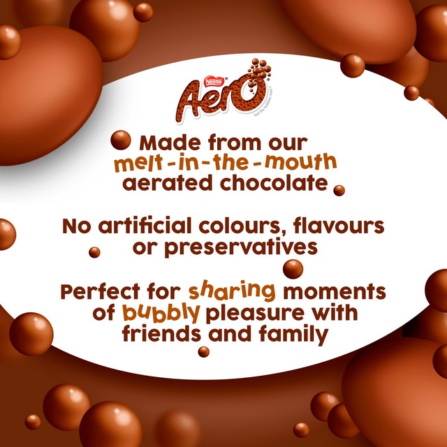 Aero Melts milk chocolate sharing bag 92g - British product