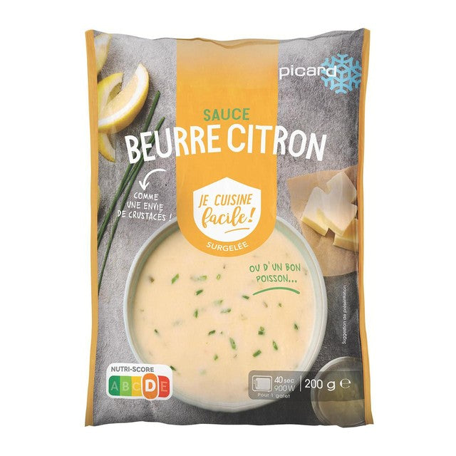 Picard butter and lemon sauce 200g, imported from the UK