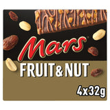 Mars Fruit and Nut snack bars 128g, imported from the UK