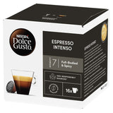Dolce Gusto Espresso Intenso coffee pods 16 pack, imported from the UK