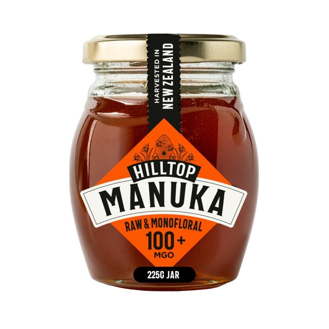 Hilltop Honey Manuka MGO100+ honey 225g, UK version
