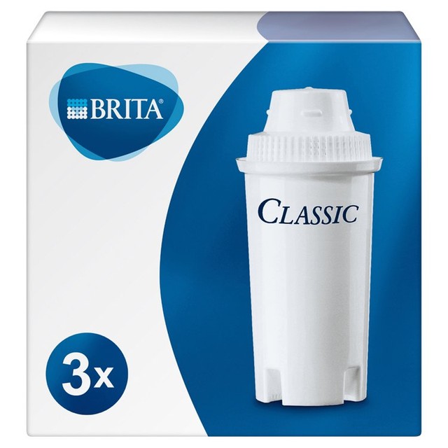 Brita Classic water filter cartridges 3-pack - British product