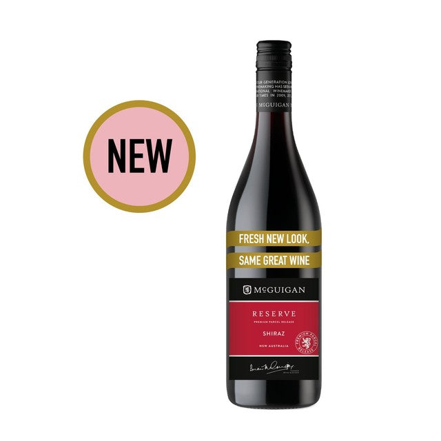 McGuigan Reserve Shiraz red wine 75cl, imported from the UK