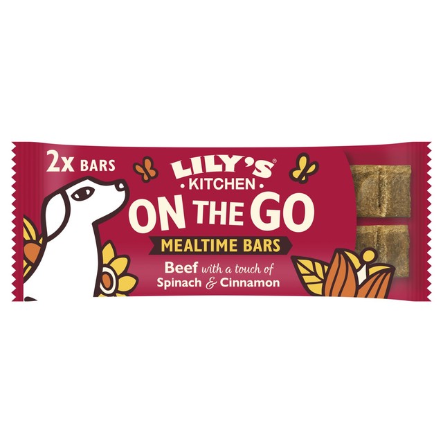 Lily's Kitchen beef dog food bars 2x 40g, UK version