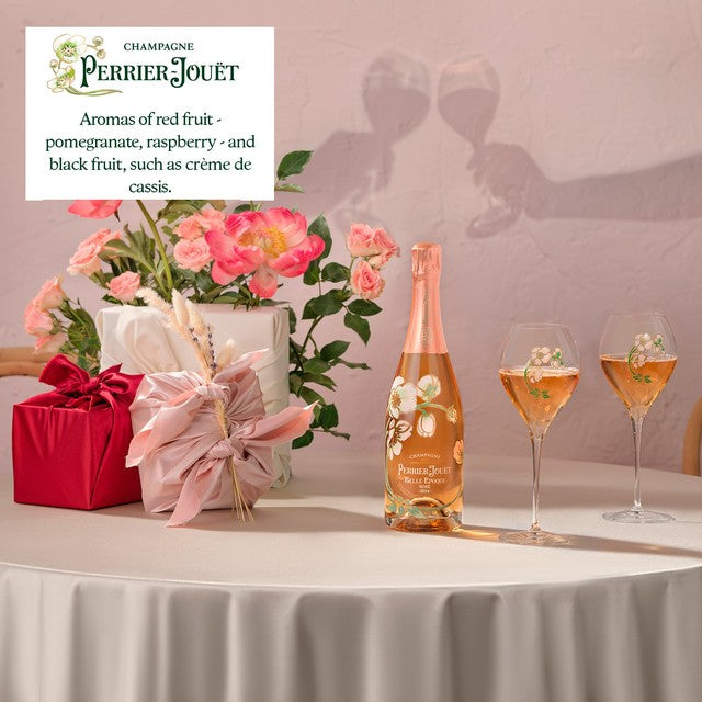 Perrier Jouet Belle Epoque Rosé Vintage Champagne 75cl, imported from the UK