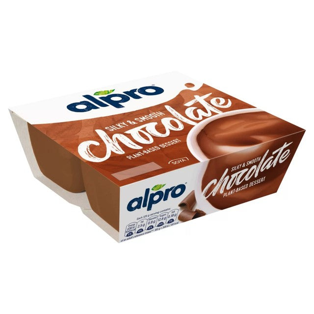 Alpro Chocolate Soya Dessert 4x125g - British product