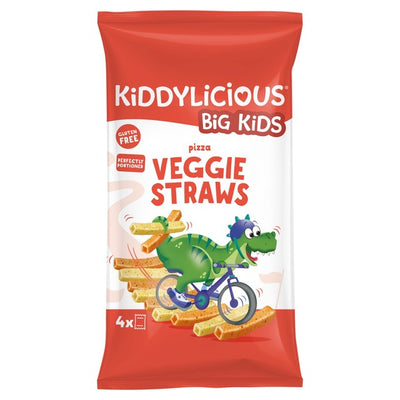 Kiddylicious Bâtonnets de légumes saveur pizza pour enfants snacks (4 x 12g)