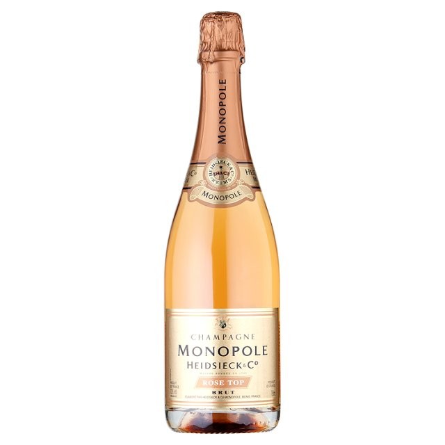 Heidsieck Monopole Rose Top Champagne 75cl, UK version