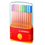 Stabilo Point 88 Fineliner Assorted Colours 20 Pack (British brand)