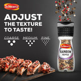 Schwartz rainbow peppercorns grinder 24g (British brand)