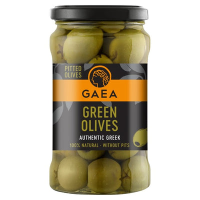 M&S Gaea Pitted Green Olives 290g- Buy online at McGrocer