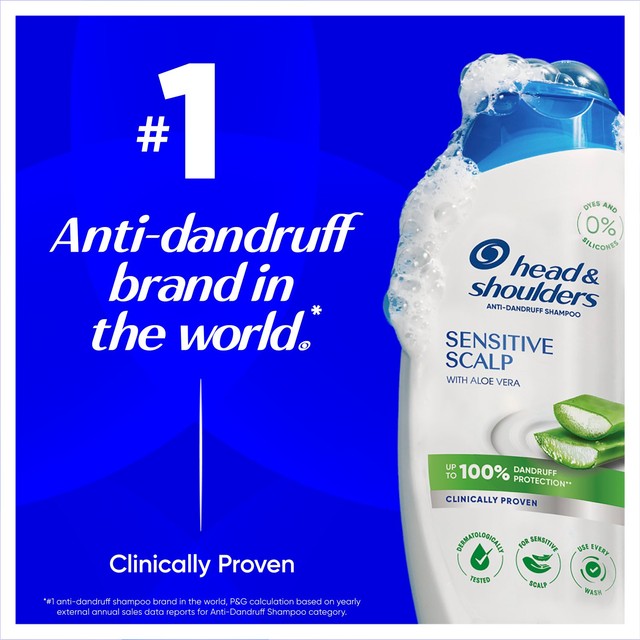 Head & Shoulders sensitive scalp anti-dandruff shampoo 400ml, UK version