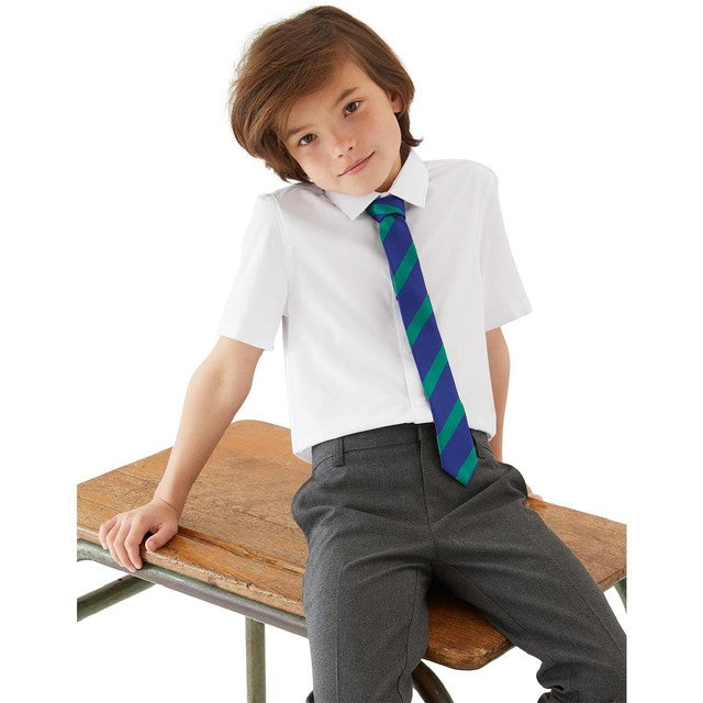 M&S boys slim fit shirt 3-pack, size 3-4 years, imported from the UK