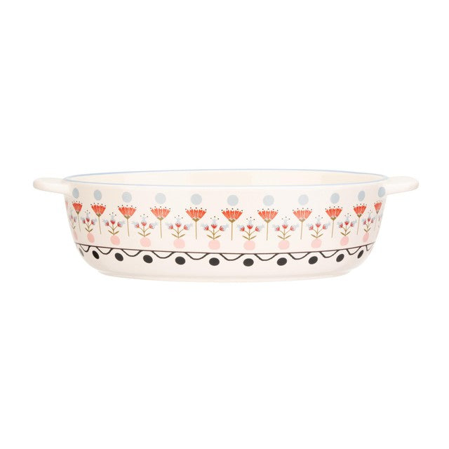Cath Kidston Painted Table ceramic roasting dish 28cm (British brand)