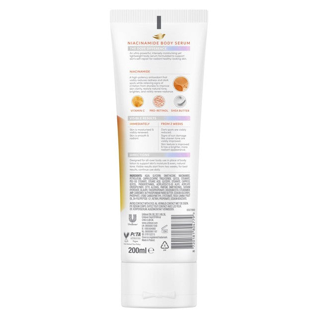 Dove Niacinamide Body Serum for even tone, UK version
