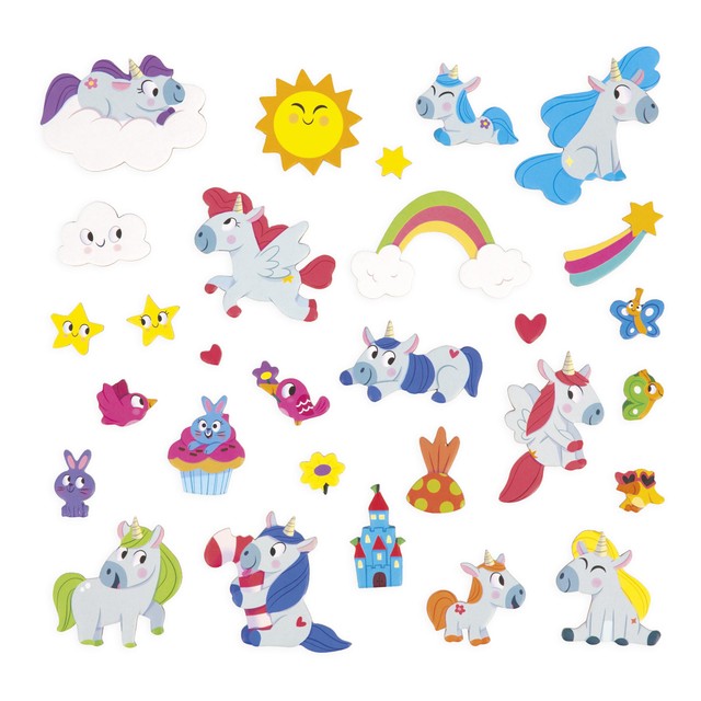 Janod Unicorn magnetic book 18cm, imported from the UK