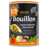 Marigold Health Foods Organic Less Salt Bouillon 500g, imported from the UK